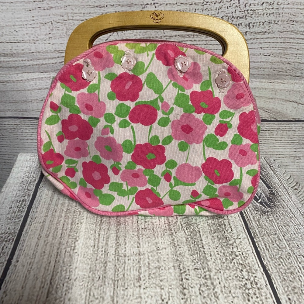Vintage Gap floral clutch